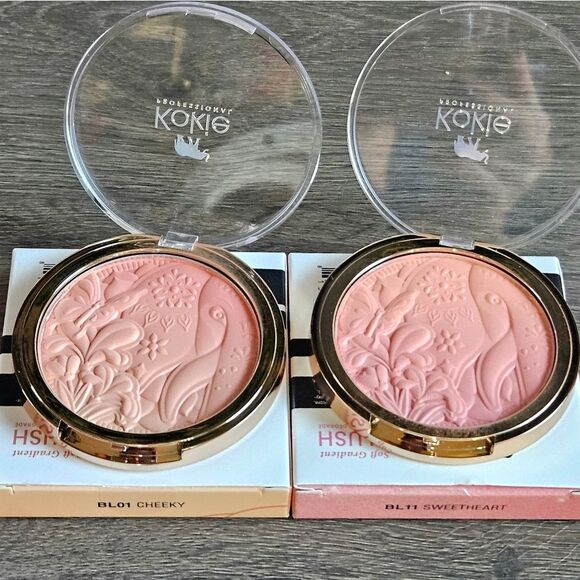 Kokie Soft Gradient Blush Duo in Cheeky Matte & Sweetheart Shimmer NEW - Picture 2 of 10